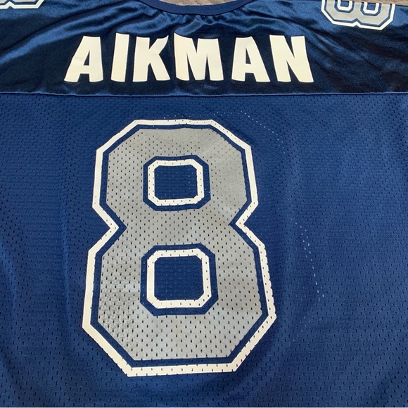 Champion Jersey Troy Aikman Dallas Cowboys Men’s Size 48 Blue NFL Football VTG - Picture 3 of 11
